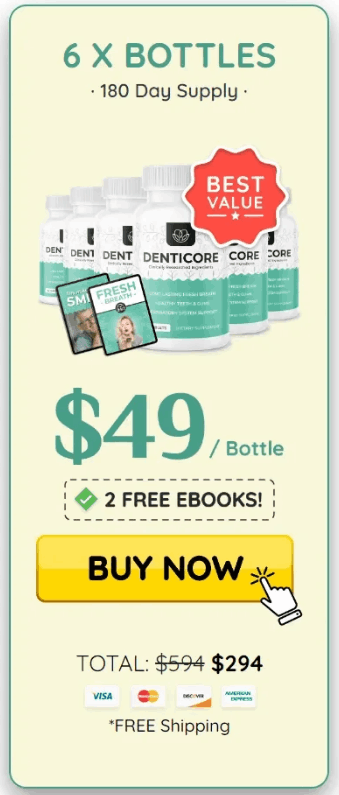 Denticore  6 bottles